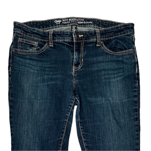 GAP Sexy Bootcut Dark Wash Denim Jeans - Picture 4 of 10